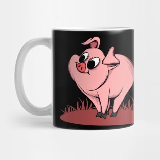 Cute Sassy Pig Graphic T-shirt | Pig Lover Gift Mug